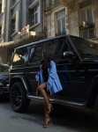 Oversize Shirt Dress Baby Blue