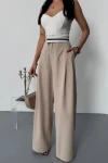 ATELIER LINE – spodnie premium wide leg beige
