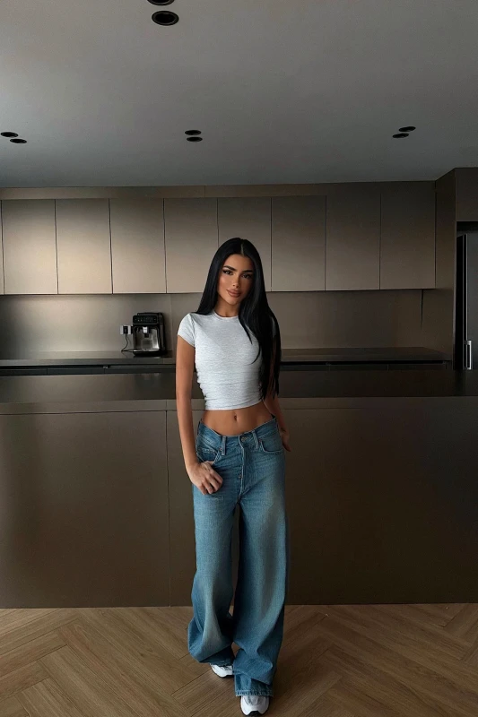 4526 Sculpt Wide Denim