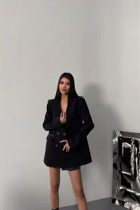 MONACO TAILORED – Premium Linen Blazer Black