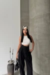 Spodnie Tailored High Waist – Premium Draped Fit Black
