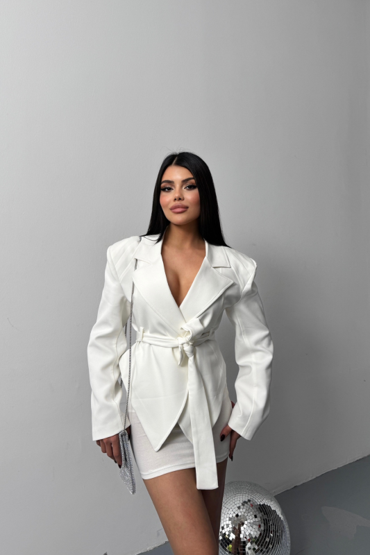 ICONA BELT BLAZER – Luxury Statement Jacket