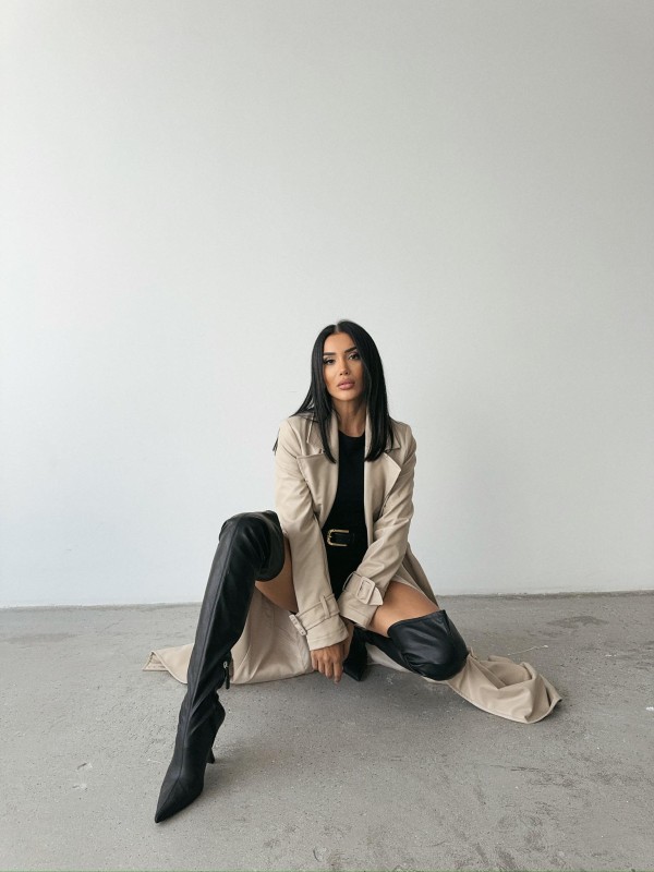 Boston Signature Leather Trench S2