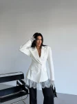 VELORA LACE BLAZER – Premium Tailoring Line White