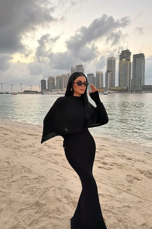 4653 Desert Knit Dress Set– Dubai Edition