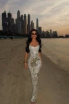 4646 Desert Diamond Evening Dress – Dubai Edition