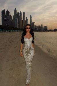 4646 Desert Diamond Evening Dress – Dubai Edition