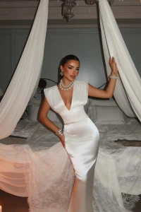 5257 VELA WHITE – Luxury Sculpt Dress