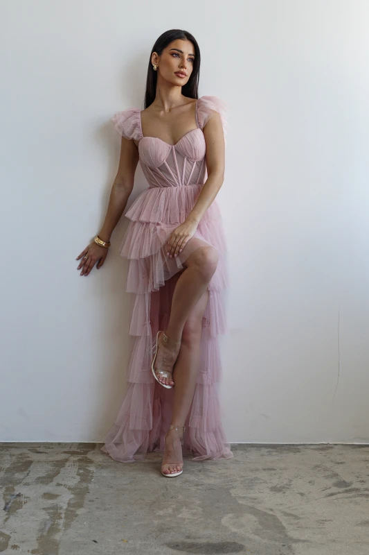 NOIR TULLE CORSET DRESS N1
