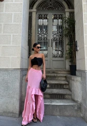 4037 POSITANO SKIRT PINK