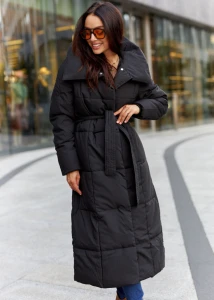 LONG PUFFER BLACK